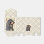 Gordon Setter'絵画s – かわいいオリジナルドッグアート フェイバーボックス (折り畳みなし)