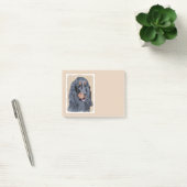 Gordon Setter'絵画s – かわいいオリジナルドッグアート ポストイット (オフィス)