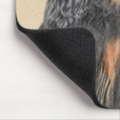 Gordon Setter'絵画s – かわいいオリジナルドッグアート マウスパッド (コーナー)