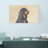 Gordon Setter'絵画s – かわいいオリジナルドッグアート 横断幕 (トレードショー)