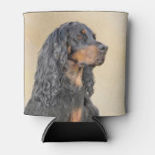 Gordon Setter'絵画s – かわいいオリジナルドッグアート 缶クーラー (正面)