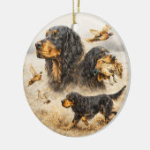 Gordon Setter セラミックオーナメント (左)