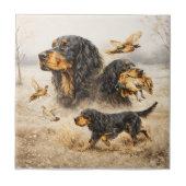Gordon Setter タイル (正面)