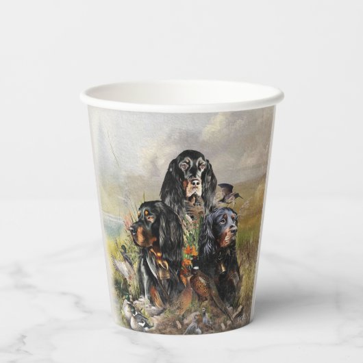 Gordon Setter  紙コップ (裏面)