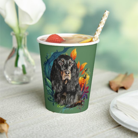 Gordon Setter  紙コップ (インサイチュ)