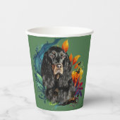 Gordon Setter  紙コップ (正面)