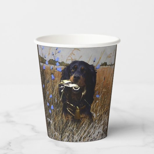 Gordon Setter  紙コップ (裏面)