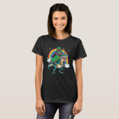 Gordon Setter Beer Dino Rex Horn Rainbow Tシャツ (正面フル)