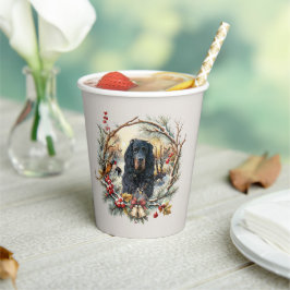 Gordon Setter Christmas Joy – Seasonal Dog Art 紙コップ