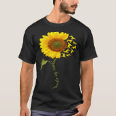 Gordon Setter Sunflower Tシャツ (正面)