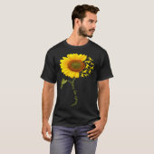 Gordon Setter Sunflower Tシャツ (正面フル)