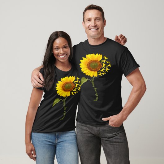 Gordon Setter Sunflower Tシャツ (ユニセックス)