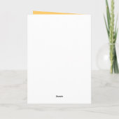 Gordon Setter Thank You Note Card サンキューカード (裏面)
