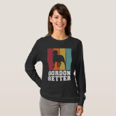 Gordon Setter Vintage  1 Tシャツ (正面フル)
