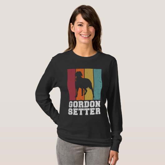 Gordon Setter Vintage 1 Tシャツ (正面フル)