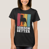 Gordon Setter Vintage  1 Tシャツ (正面)