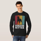 Gordon Setter Vintage  1 Tシャツ (正面フル)
