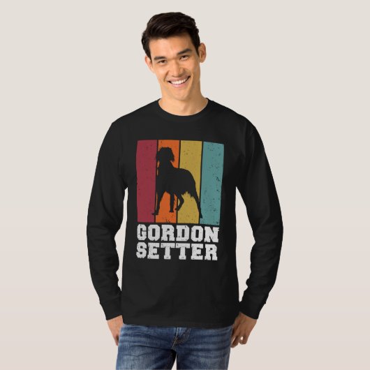 Gordon Setter Vintage 1 Tシャツ (正面フル)