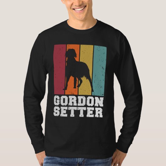 Gordon Setter Vintage  1 Tシャツ (正面)
