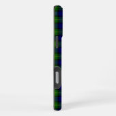 Gordon tartan blue green plaid iPhoneケース (右側面)