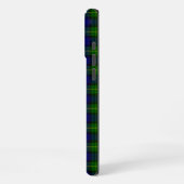 Gordon tartan blue green plaid iPhoneケース (左側面)