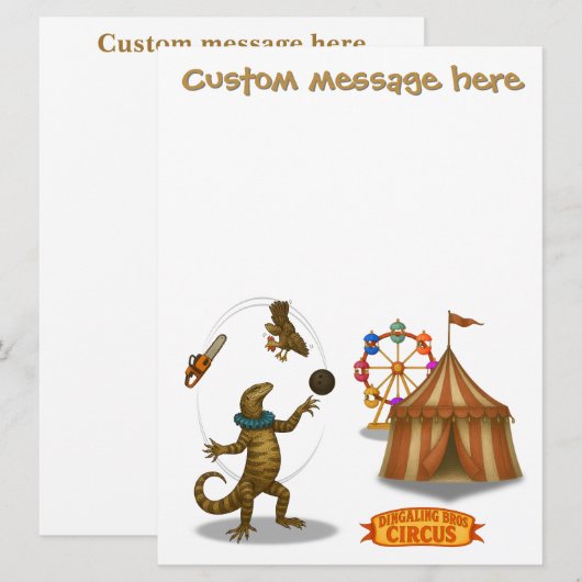 Gordy, goanna juggler (正面/裏面)