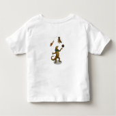 Gordy, goanna juggler トドラーTシャツ (裏面)