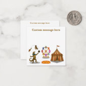 Gordy, goanna juggler ノートカード (正面/裏面インサイチュ)