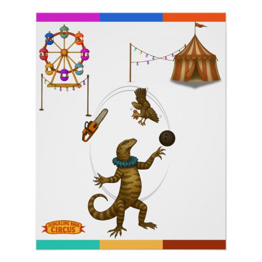 Gordy, goanna juggler ポスター (正面)