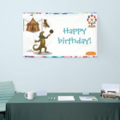 Gordy, goanna juggler 横断幕 (トレードショー)