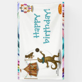 Gordy, goanna juggler 横断幕 (縦)