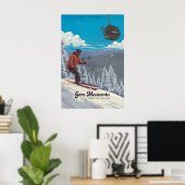 Gore Mountain Ski Resort Travel Poster ポスター (ホームオフィス)