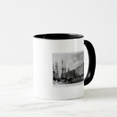 Goreeの倉庫、ジョージの波止場、リヴァプール マグカップ (正面右)