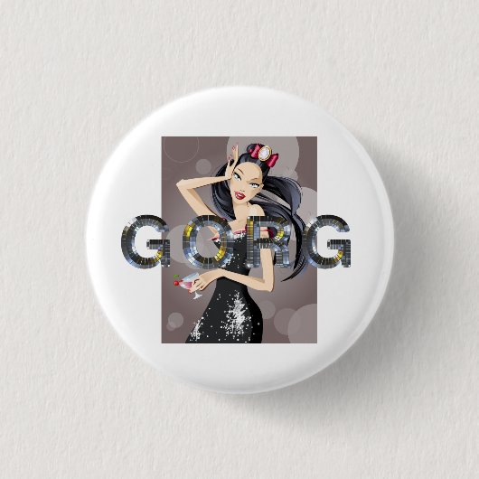 GORG マグネット 缶バッジ (正面)