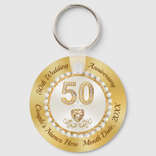 Gorgeous, 50th Anniversary Favors CHEAP, Golden キーホルダー (正面)