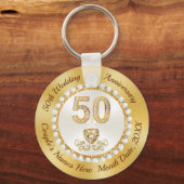 Gorgeous, 50th Anniversary Favors CHEAP, Golden キーホルダー (正面)