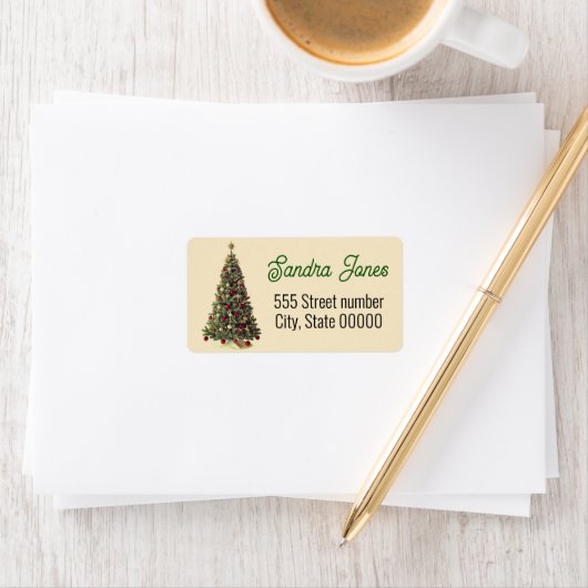 Gorgeous address labels holiday ラベル (インサイチュ)