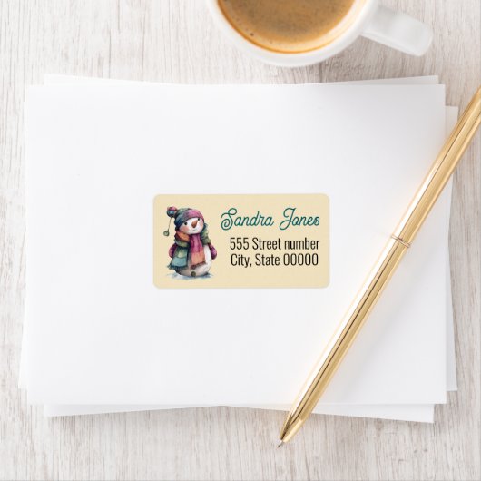 Gorgeous address labels holiday ラベル (インサイチュ)