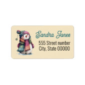 Gorgeous address labels holiday ラベル (正面)