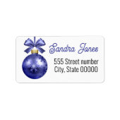Gorgeous address labels holiday ラベル (正面)