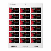 Gorgeous address labels holiday ラベル (フルシート)