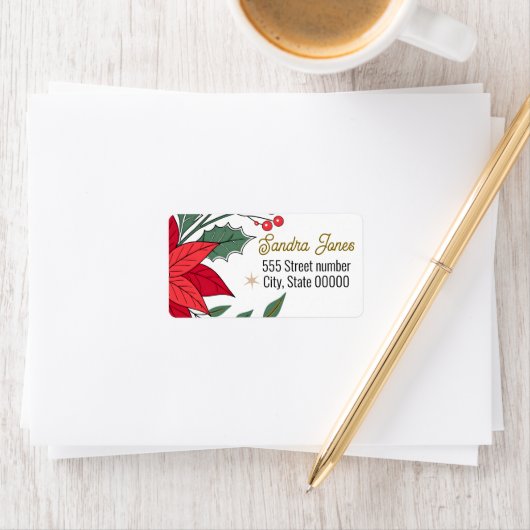 Gorgeous address labels holiday ラベル (インサイチュ)