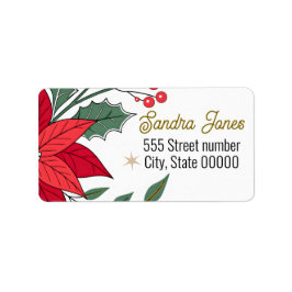 Gorgeous address labels holiday ラベル