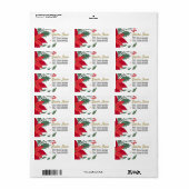 Gorgeous address labels holiday ラベル (フルシート)