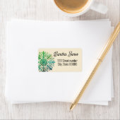 Gorgeous address labels snowflake ラベル (インサイチュ)