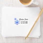 Gorgeous address labels snowflake ラベル (インサイチュ)