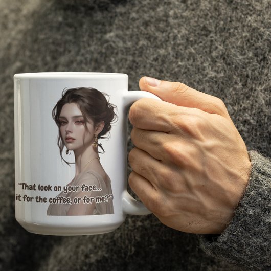 Gorgeous Anime Girl コーヒーマグカップ