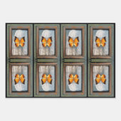 Gorgeous Black-Bordered Charaxes Butterfly V2 ラッピングペーパーシート (正面)