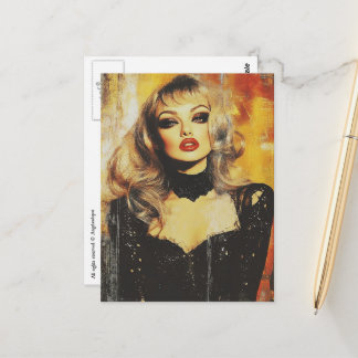 Gorgeous blond woman  ポストカード