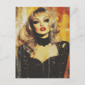 Gorgeous blond woman  ポストカード (正面)